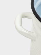 УЦЕНКА Кастрюля эмалированная цилиндрическая, 10 л, без крышки, деколь МИКС, белая - Фото 3