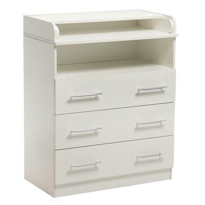 УЦЕНКА Комод КП- 3 пеленальный, 3 ящика 1000х800х440(730), Белый