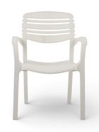 Кресло садовое «Атлант», 58.5×56×83 см, пластиковое, белое - Фото 3