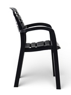 Кресло садовое «Атлант», 58.5×56×83 см, пластиковое, цвет графитовый - Фото 4