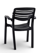 Кресло садовое «Атлант», 58.5×56×83 см, пластиковое, цвет графитовый - Фото 5