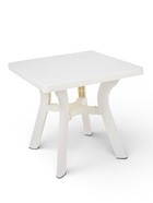 Садовый стол «Атлант», 80×80×76.5 см, квадратный, пластиковый, белый - Фото 2