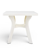 Садовый стол «Атлант», 80×80×76.5 см, квадратный, пластиковый, белый - Фото 3