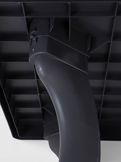 Стол садовый «Атлант», 80×80×76.5 см, квадратный, пластиковый, цвет графитовый