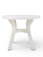 Садовый стол «Атлант», 80×80×76.5 см, круглый, пластиковый, белый - Фото 3