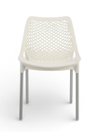 Стул садовый «Эврика», 60×49.5×78.5 см, пластиковый, цвет белый  (артикул 10987541)  большой выбор товаров оптом и в розницу по низким ценам с доставкой