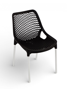 Стул садовый «Эврика», 60×49.5×78.5 см, пластиковый, цвет мокко