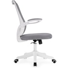 Компьютерное кресло Salem пластик/сетка, белый/серый 60x65x97 см 10509532