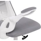 Компьютерное кресло Salem пластик/сетка, белый/серый 60x65x97 см 10509532