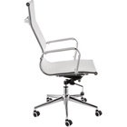 Компьютерное кресло Reus металл/сетка, хром/белый 54x60x108 см 10510622