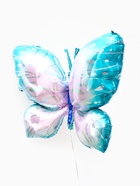 Воздушные шары фольгированные 39" «Разноцветные бабочки», набор 3 шт.  (артикул 10947625)  большой выбор товаров оптом и в розницу по низким ценам с доставкой