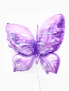 Воздушные шары фольгированные 39" «Разноцветные бабочки», набор 3 шт.  (артикул 10947625)  большой выбор товаров оптом и в розницу по низким ценам с доставкой