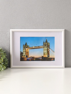 Фоторамка для фото 21×30 см, с паспарту 15×21 см, Vivo, белый  (артикул 10937566)  большой выбор товаров оптом и в розницу по низким ценам с доставкой