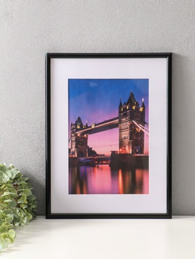 Фоторамка для фото 30×40 см, с паспарту 21×30 см, Vivo, чёрный  (артикул 10937576)  большой выбор товаров оптом и в розницу по низким ценам с доставкой