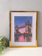 Фоторамка для фото 30×40 см, с паспарту 21×30 см, Lumo, золото  (артикул 10937583)  большой выбор товаров оптом и в розницу по низким ценам с доставкой