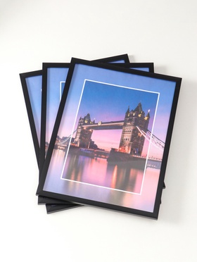 Набор фоторамок для фото 30×40 см Lumo, 3 шт., (пластиковый экран), чёрный  (артикул 10937594)  большой выбор товаров оптом и в розницу по низким ценам с доставкой