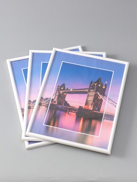 Набор фоторамок для фото 30×40 см Vivo, 3 шт., (пластиковый экран), белый  (артикул 10937597)  большой выбор товаров оптом и в розницу по низким ценам с доставкой