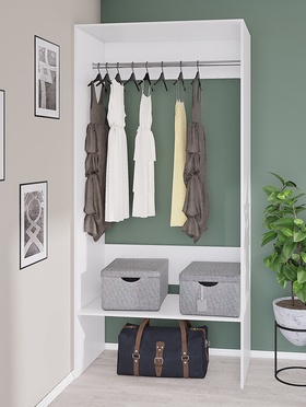 {{photo.Alt || photo.Description || 'УЦЕНКА Модульная Гардеробная система Модус вешалка 2.09×1.0×0.52 белая'}}