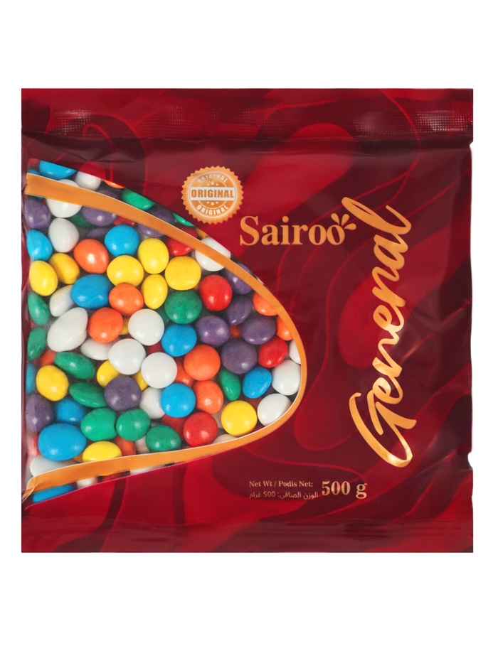 Драже шоколад в цветной глазури Smarton Sairoo, 500 г - Фото 1