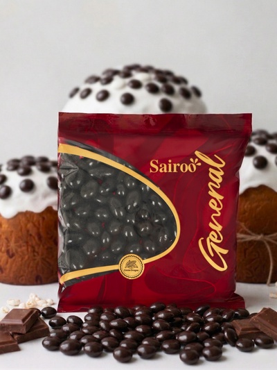 Драже шоколадные, изюм в глазури, Sairoo, 500 г
