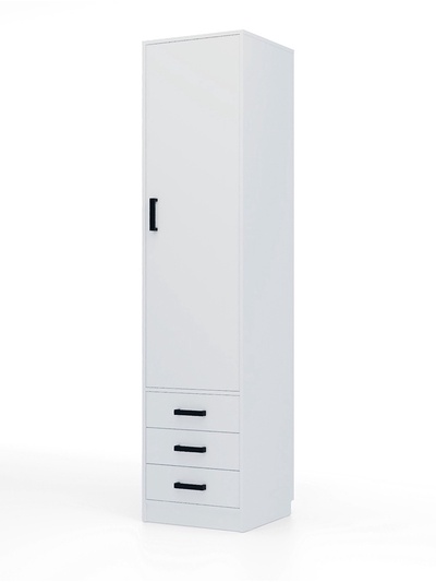 УЦЕНКА Шкаф однодверный, 500х500х2100, Белый