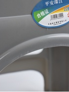 УЦЕНКА Табурет пластиковый 28х28х46 см, серый - Фото 7