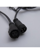 УЦЕНКА Гирлянда «Бахрома» 3×0.9 м, IP44, УМС, тёмная нить, 160 LED, мерцание белым, 220 В, свечение тёплое белое - Фото 10