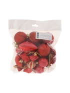 УЦЕНКА Набор ёлочных украшений 22 шт. «Чудесный день», красный - Фото 2