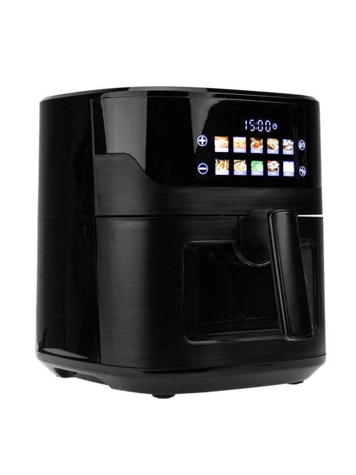 Аэрогриль ELTRONIC 777-02, 6.3 л, 1600 Вт, 10 программ, 80-200°C, таймер до 60 мин, чёрный - Фото 1