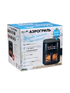 Аэрогриль ELTRONIC 777-02, 6.3 л, 1600 Вт, 10 программ, 80-200°C, таймер до 60 мин, чёрный 10990848