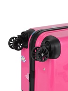 УЦЕНКА Чемодан дет. Котик 20", 35*20*40, отд. на молнии, код.замок, 4 колеса, розовый - Фото 7