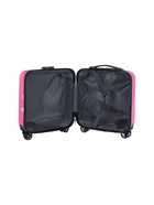 УЦЕНКА Чемодан дет. Котик 20", 35*20*40, отд. на молнии, код.замок, 4 колеса, розовый - Фото 8