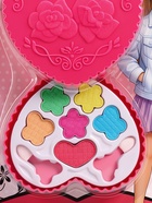 Набор косметики для девочки «Сердечко» тени 6 цветов + 2 аппликатора - фото 122244181