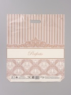 Пакет подарочный полиэтиленовый «Перфекто Элегия», с вырубной ручкой, 42×48 см, 90 мкм  (артикул 10980847)  большой выбор товаров оптом и в розницу по низким ценам с доставкой