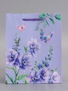 Пакет подарочный ламинированный «Цветочная радость», 18×22.3×10 см - Фото 2