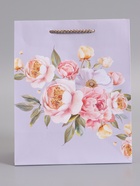 Пакет подарочный ламинированный «Цветочная симфония», 18×22.3×10 см - Фото 3