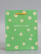 Пакет подарочный ламинированный «Ромашки - обнимашки», 18×22.3×10 см - Фото 2