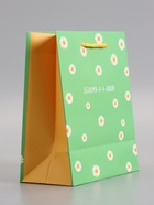 Пакет подарочный ламинированный «Ромашки - обнимашки», 18×22.3×10 см - Фото 4