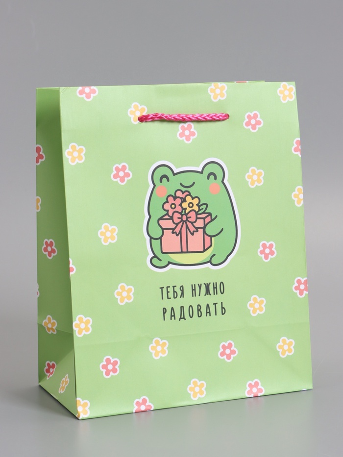 Пакет подарочный ламинированный «Радовать», 18×22.3×10 см - Фото 1