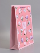 Пакет подарочный ламинированный «Любви и счастья», 33×42.5×10 см  (артикул 10978099)  большой выбор товаров оптом и в розницу по низким ценам с доставкой