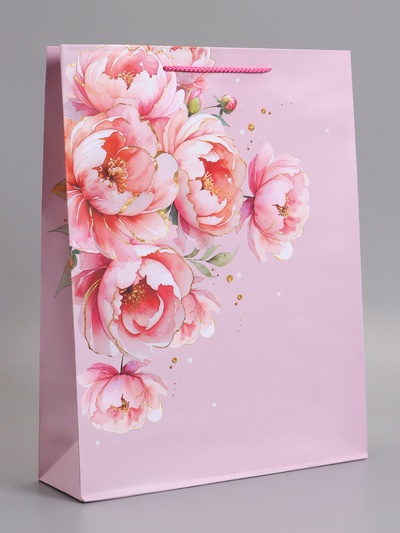 Пакет подарочный ламинированный «Любовь», 33×42.5×10 см