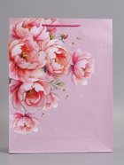 Пакет подарочный ламинированный «Любовь», 33×42.5×10 см  (артикул 10978101)  большой выбор товаров оптом и в розницу по низким ценам с доставкой