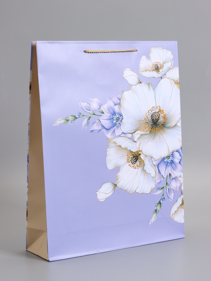 Пакет подарочный ламинированный «Счастье», 33×42.5×10 см - Фото 1