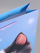 Пакет подарочный ламинированный «Мурлыка счастья», 33×42.5×10 см  (артикул 10978106)  большой выбор товаров оптом и в розницу по низким ценам с доставкой