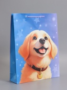 Пакет подарочный ламинированный «Дружок-компаньон», 33×42.5×10 см  (артикул 10978107)  большой выбор товаров оптом и в розницу по низким ценам с доставкой