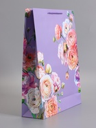 Пакет подарочный ламинированный «Счастье + Любовь», 33×42.5×10 см  (артикул 10978115)  большой выбор товаров оптом и в розницу по низким ценам с доставкой