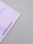 Пакет подарочный ламинированный «Прекрасных мгновений», 26×12×32 см - Фото 6