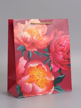 Пакет подарочный ламинированный «Яркий акцент», 26×12×32 см