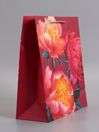 Пакет подарочный ламинированный «Яркий акцент», 26×12×32 см - Фото 4