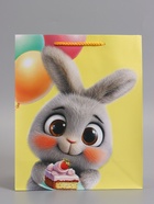 Пакет подарочный ламинированный «С Днем Рождения!», 26×12×32 см - Фото 2